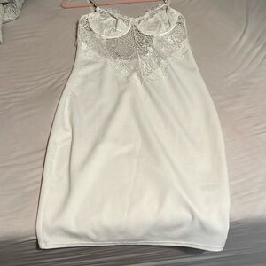 White sexy dress. Wore it once as a Halloween costume.